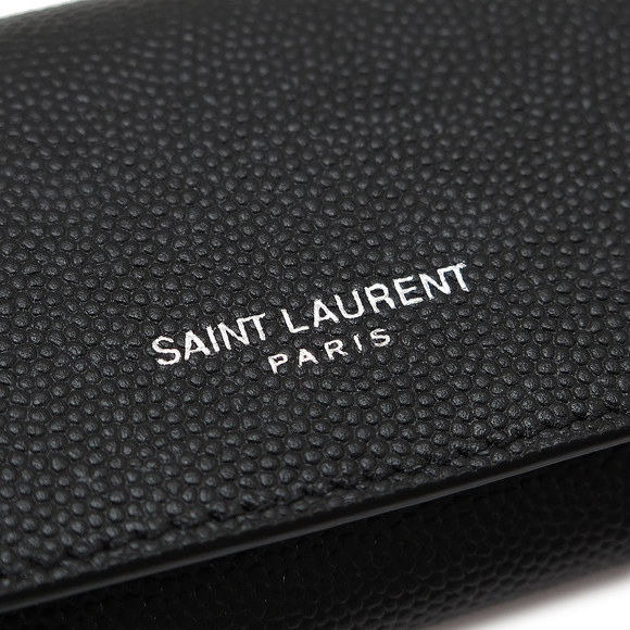 Saint Laurent Key Case Key Chain 4 Hooks Black - Picture 6 of 7